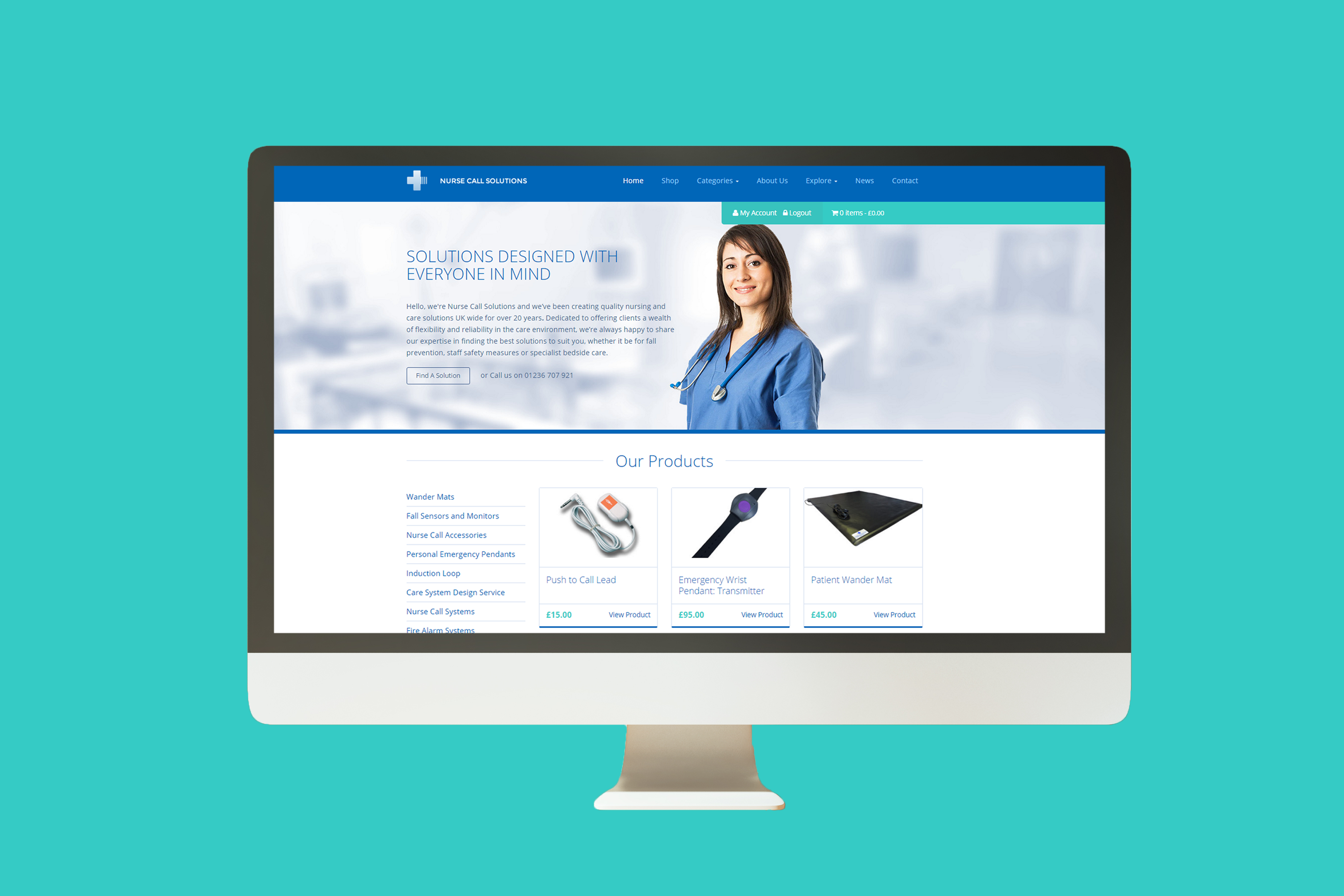 Nurse Call Solutions Website